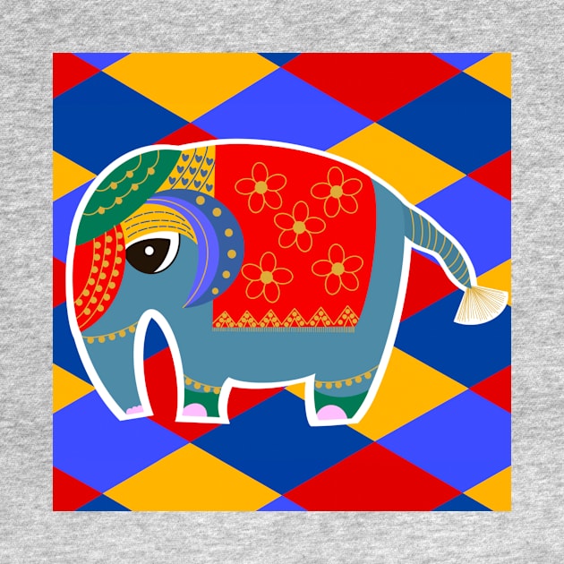 Colorful Elephant by EV Visuals